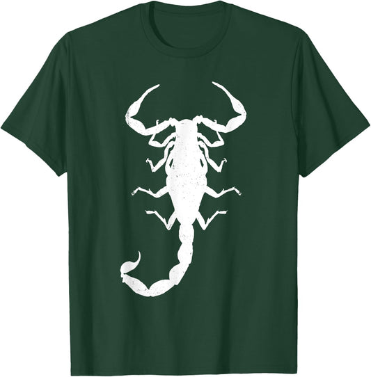 Cool Scorpion Design , Women, Teens Kids White Print T-Shirt - T-Shirt | Forest