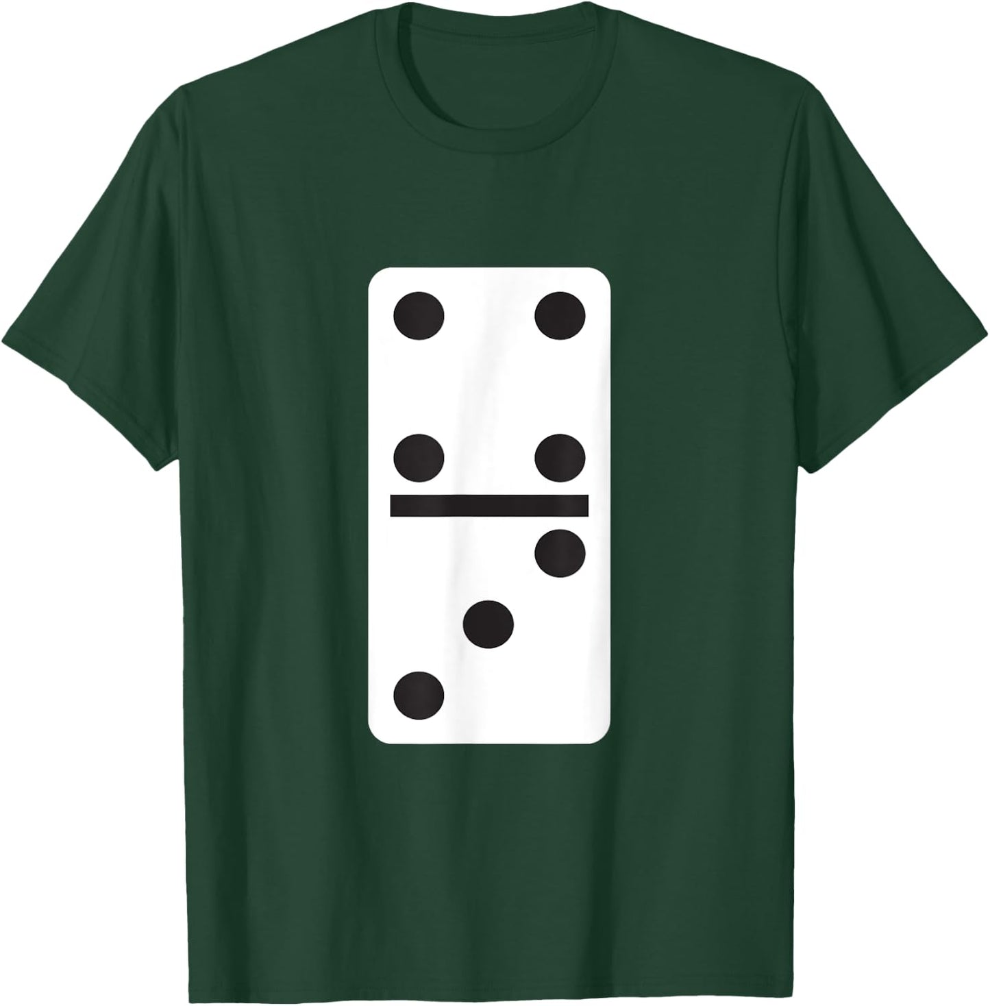 Four Three Dominoes Halloween Costume Domino Game T-Shirt - T-Shirt | Forest