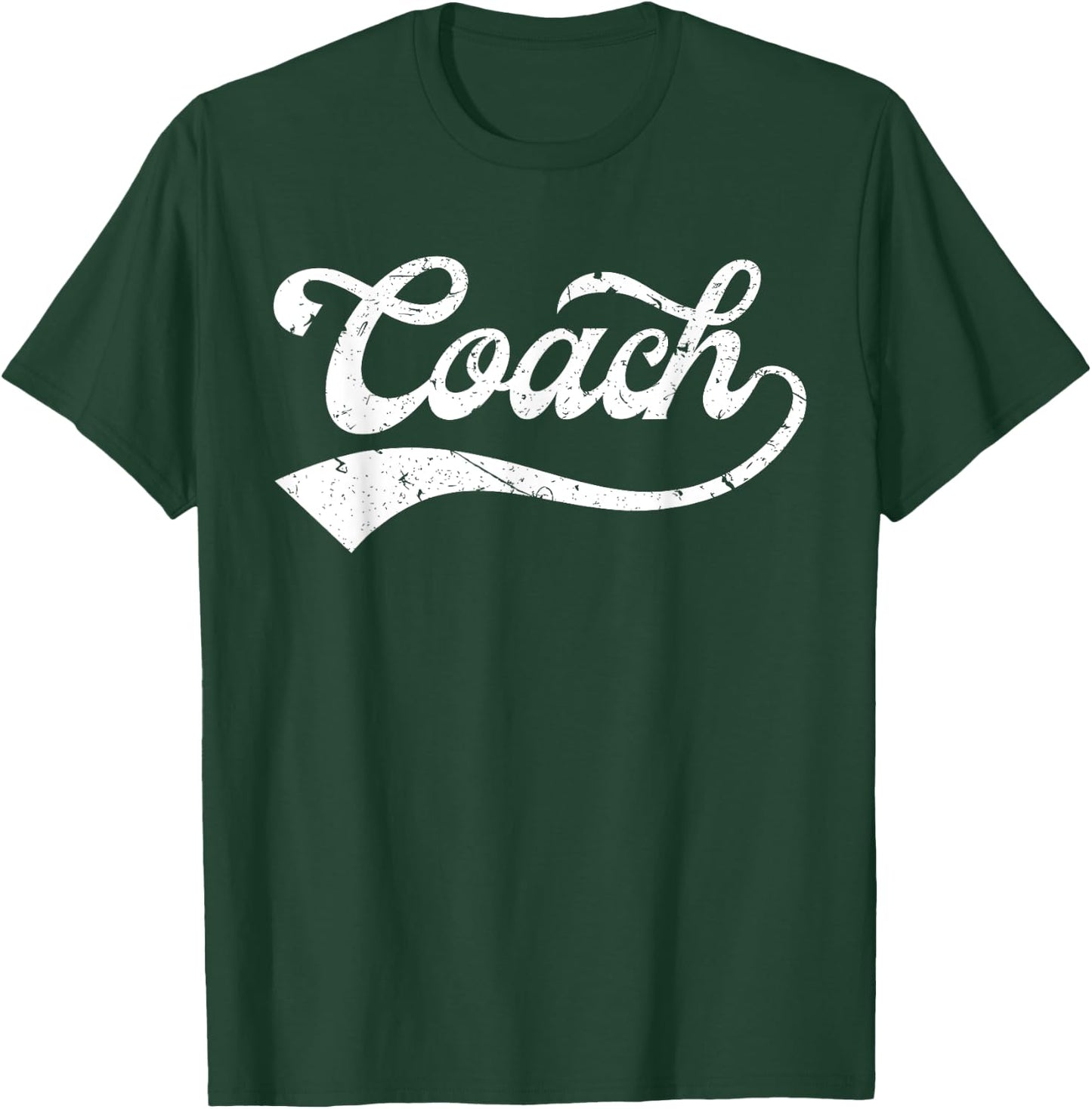 Coach Vintage Distressed Personal Trainer Coaching Gift T-Shirt - T-Shirt | Forest