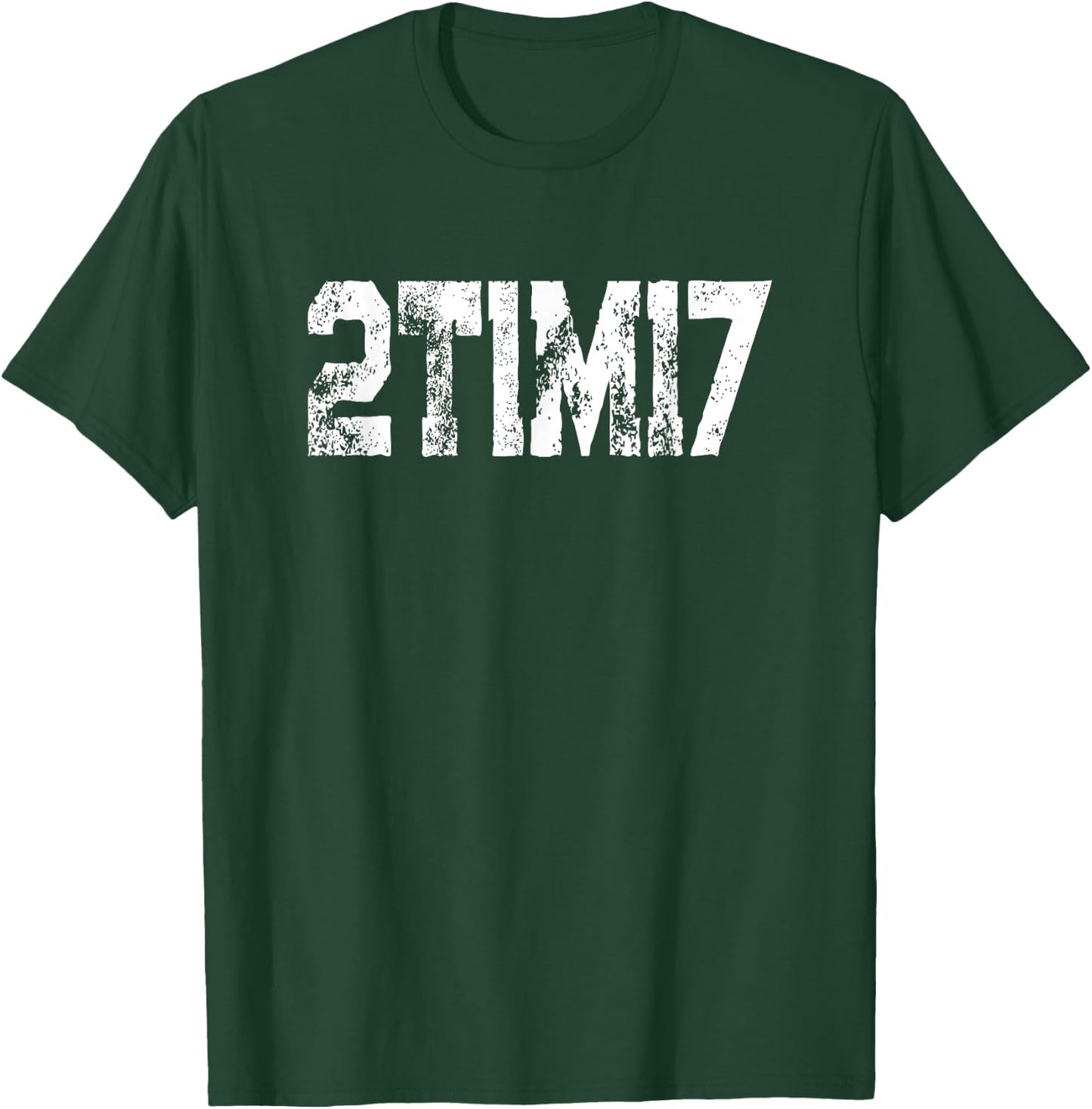 Bible Verse 2 Timothy 1 7 Spirit Power Scripture T-Shirt - T-Shirt | Forest