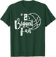 Number 2's Biggest Fan Shirt Basketball Player Mom Dad T-Shirt - T-Shirt | Forest