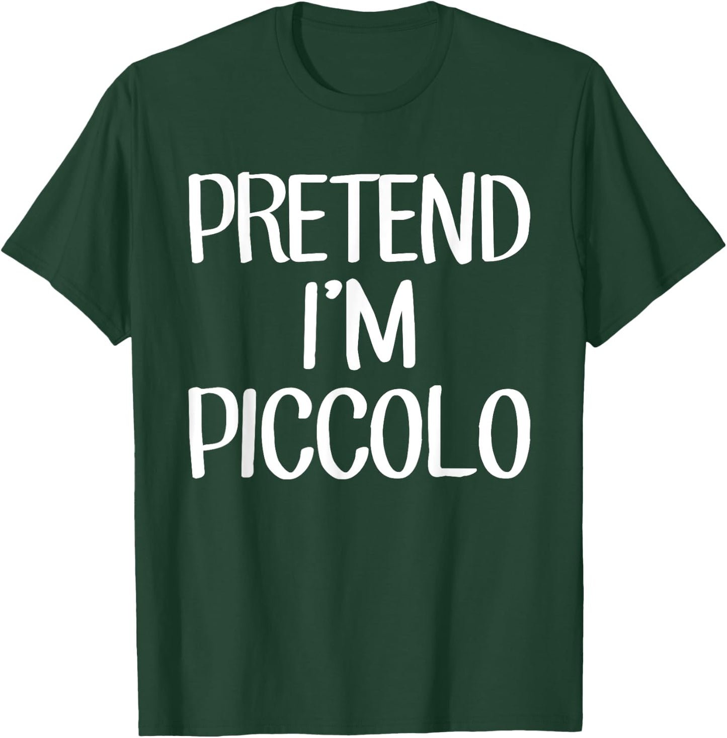 Pretend I'm Piccolo Costume Family Lazy Easy Halloween T-Shirt - T-Shirt | Forest