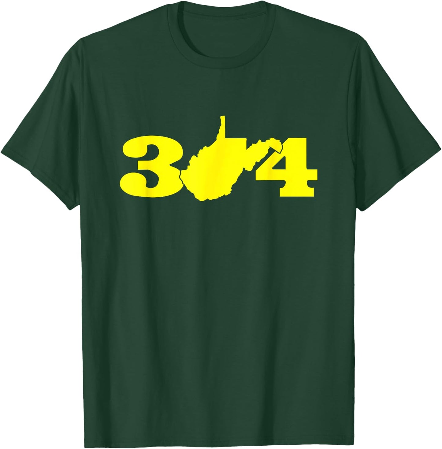 304 West Virginia Blue and Gold T-Shirt - T-Shirt | Forest