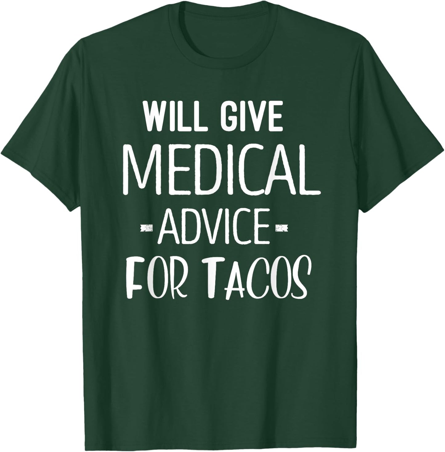 Medical School Shirts Ithry Women's Grey Modern Casual Taco Eating Tuesday Small T-Shirt - T-Shirt | Forest