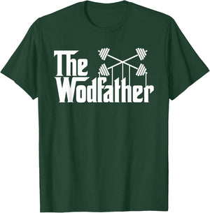 The Wodfather T Shirt funny workout gym saying gift T-Shirt - T-Shirt | Forest