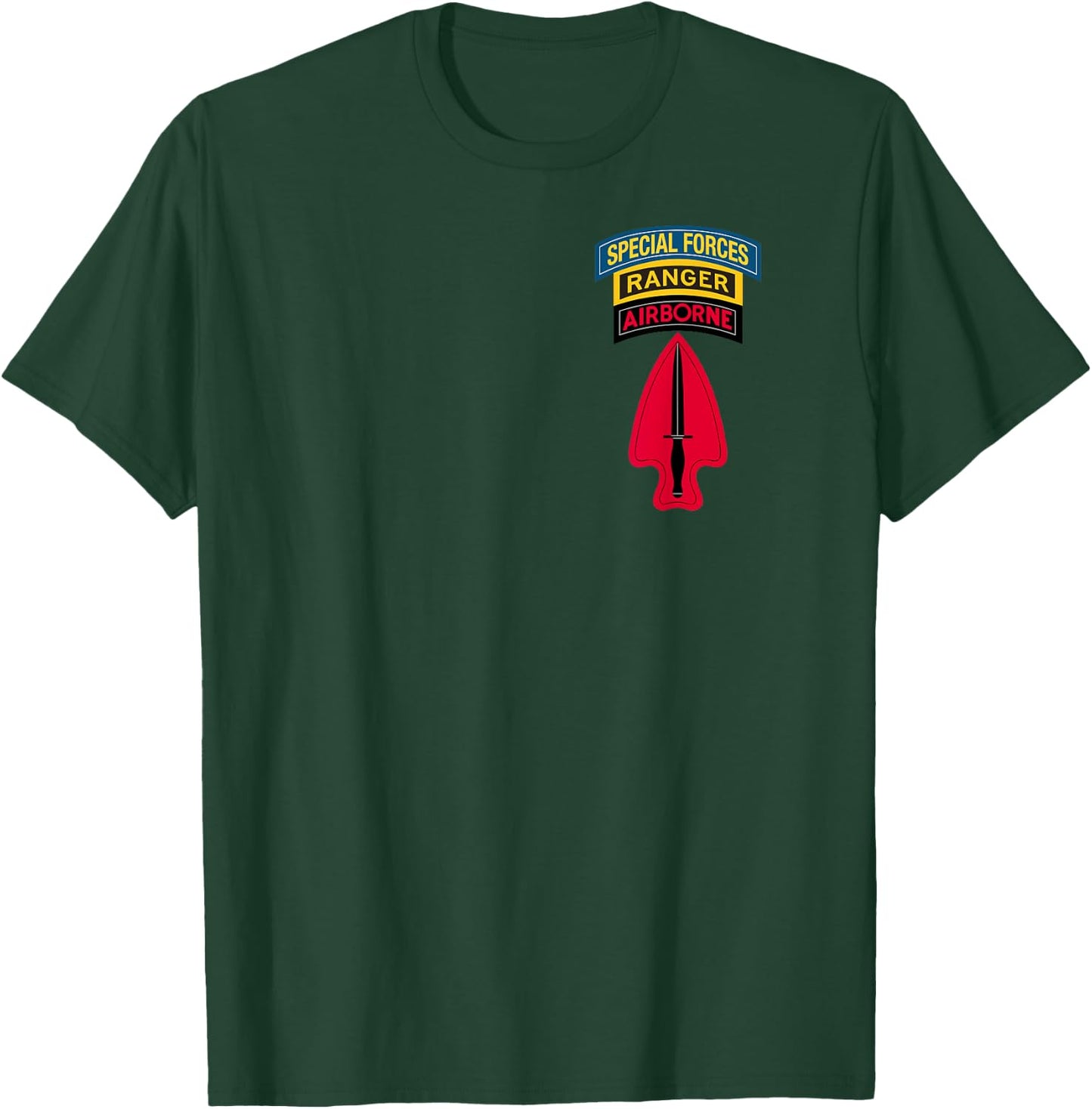 USASOC Shirt - Delta Force - Ranger SF Tab SFOD-D - Classic T-Shirt - T-Shirt | Forest