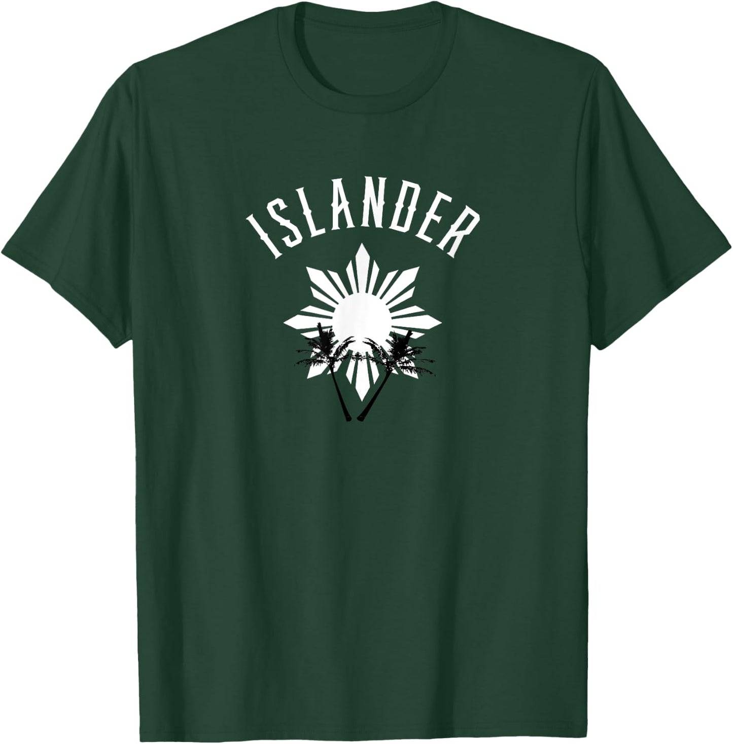Filipino Heritage T Shirt - Hawaiian Polynesian Islander T-Shirt - T-Shirt | Forest