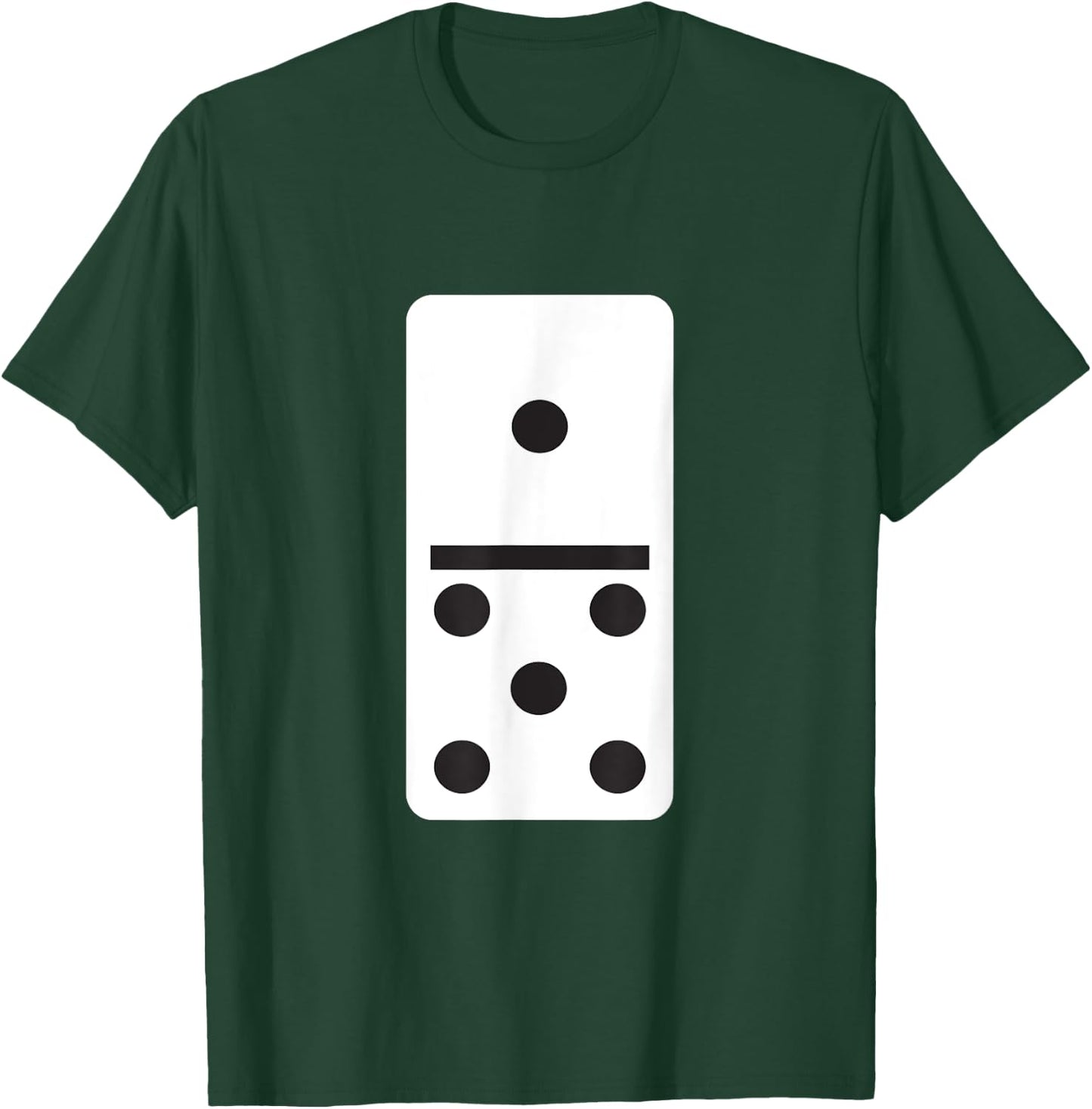 One Five Dominoes Halloween Costume Domino Game T-Shirt - T-Shirt | Forest