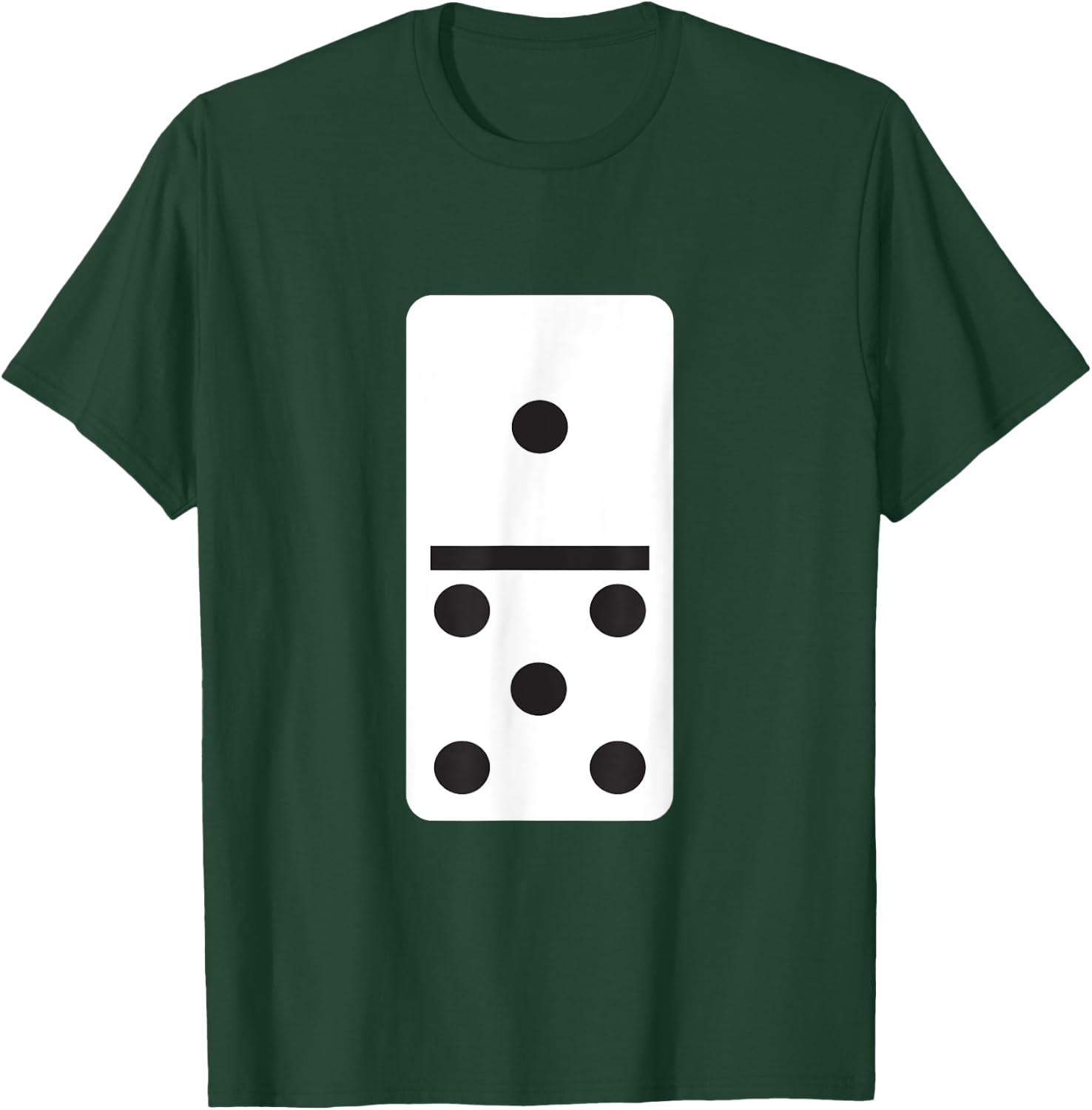 One Five Dominoes Halloween Costume Domino Game T-Shirt - T-Shirt | Forest