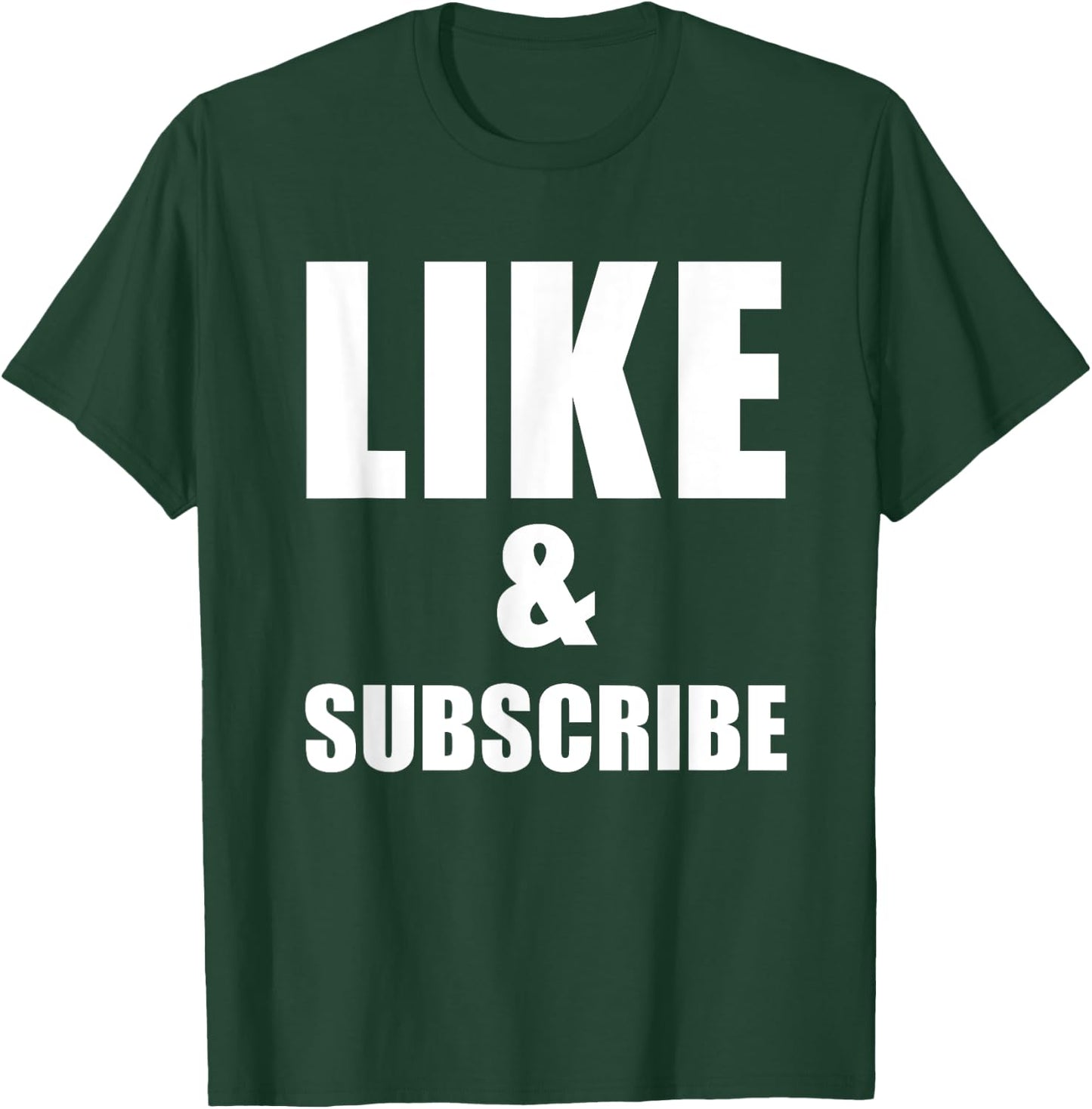 Like And Subscribe Meme Video Vlogger Social Media Tubers T-Shirt - T-Shirt | Forest