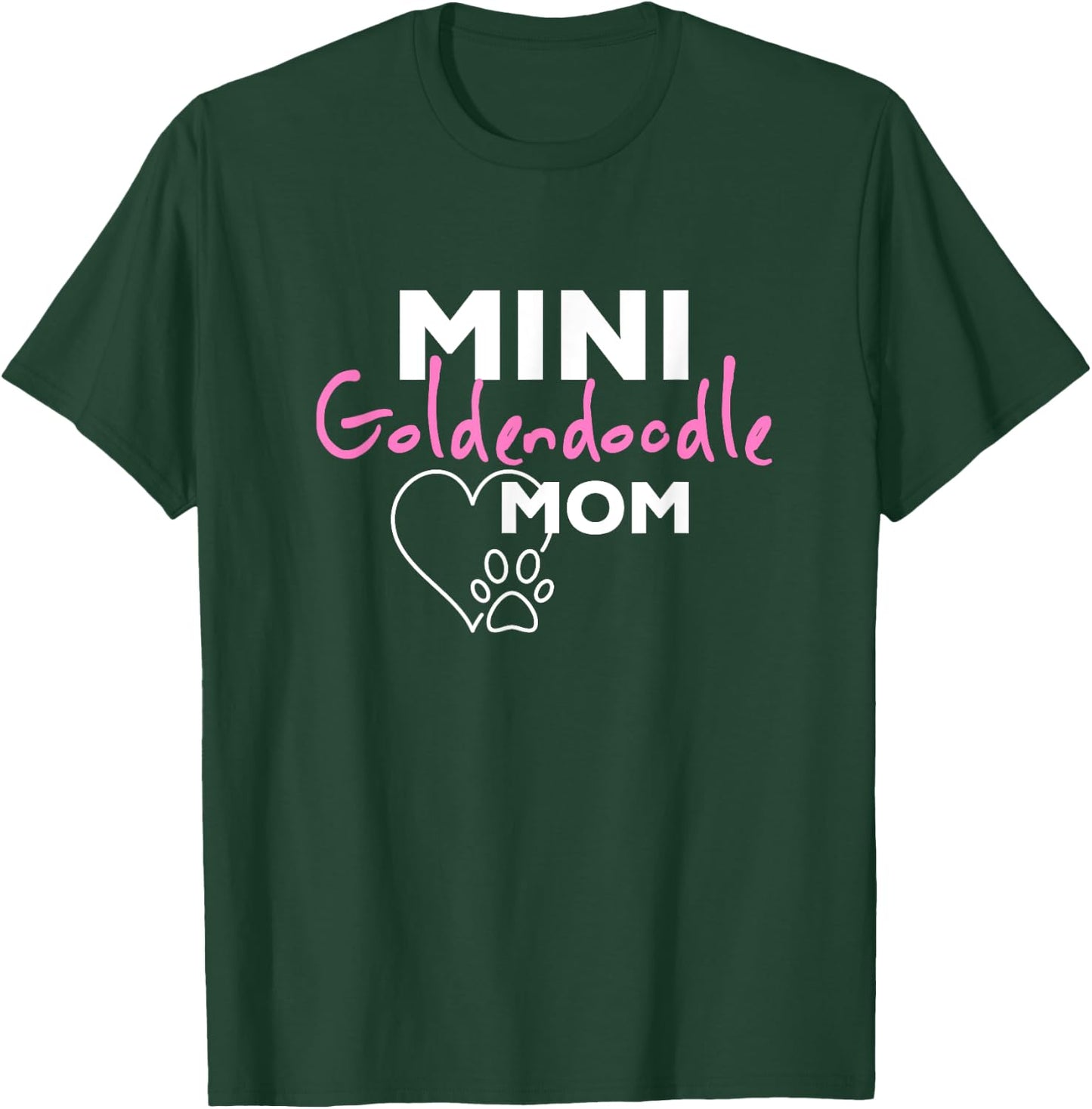 Mini Goldendoodle Mom T-Shirt - T-Shirt | Forest
