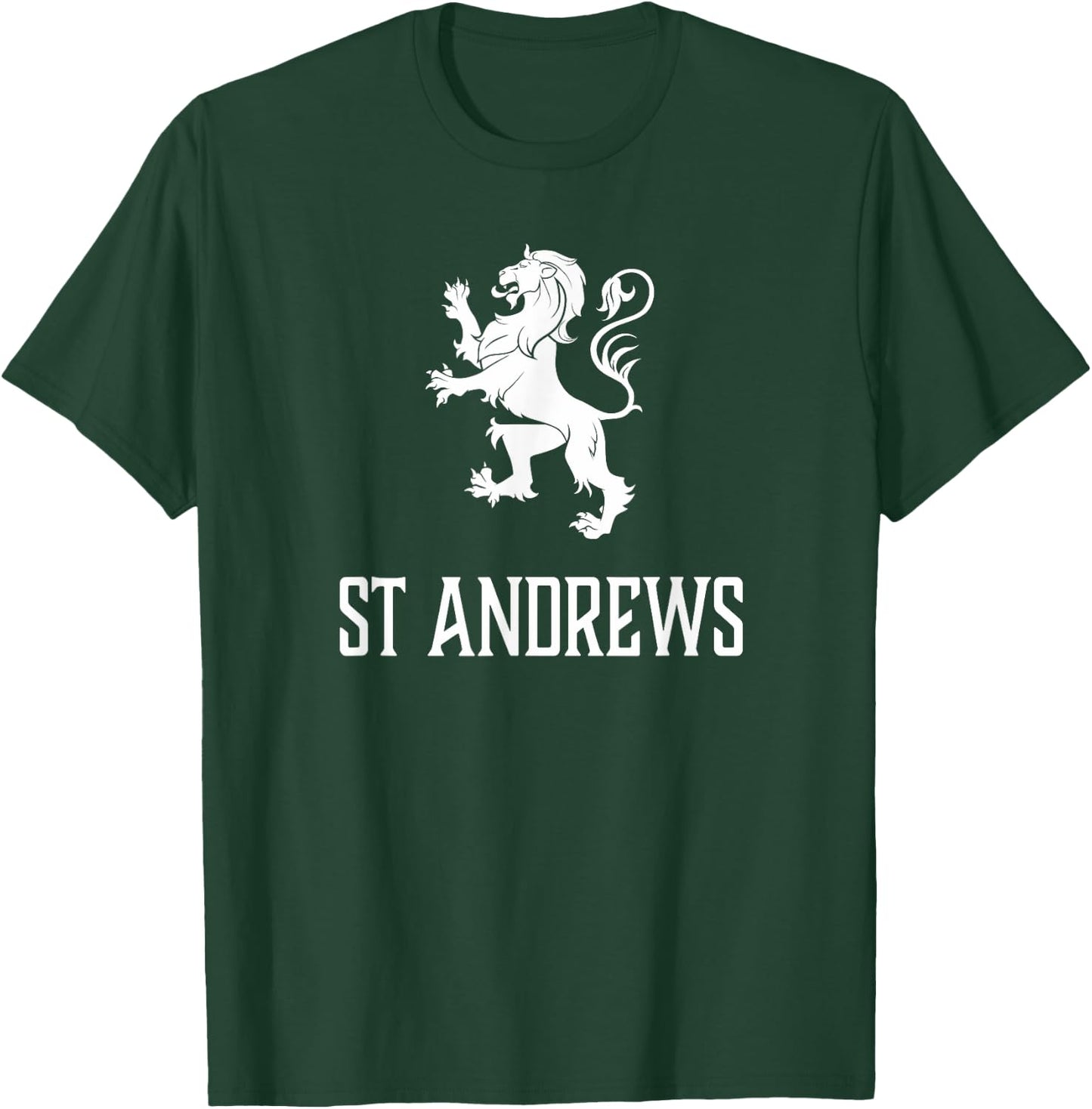 St Andrews, Scotland - Scottish Lion, Gaelic T-Shirt - T-Shirt | Forest