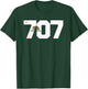 Area Code 707 shirt - Sonoma California T-Shirt - T-Shirt | Forest