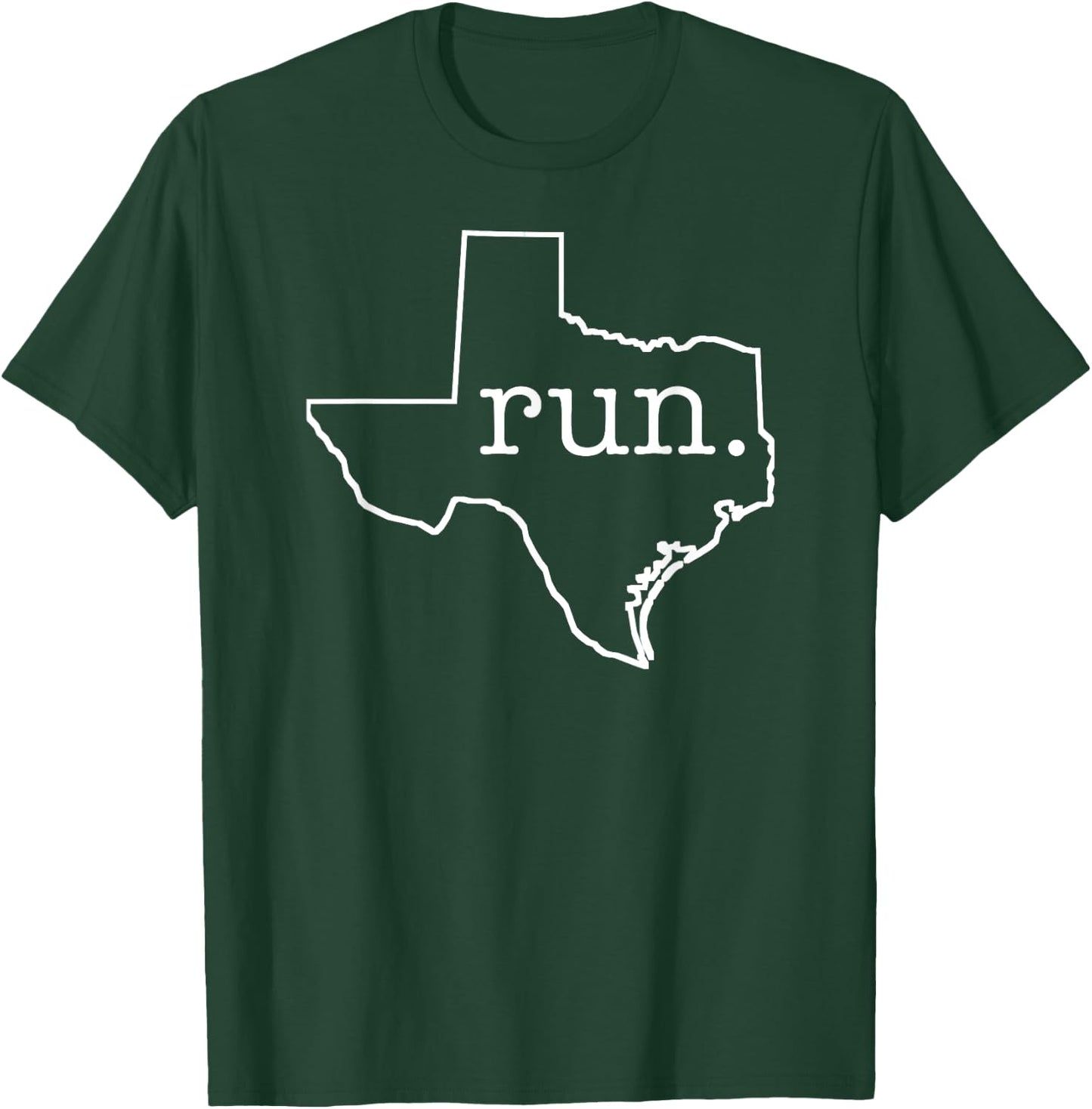 Texas Running Cross Country Runners Track & Field Gift T-Shirt - T-Shirt | Forest