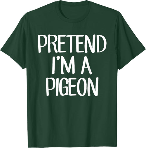 Pretend I'm A Pigeon Costume Family Lazy Easy Halloween