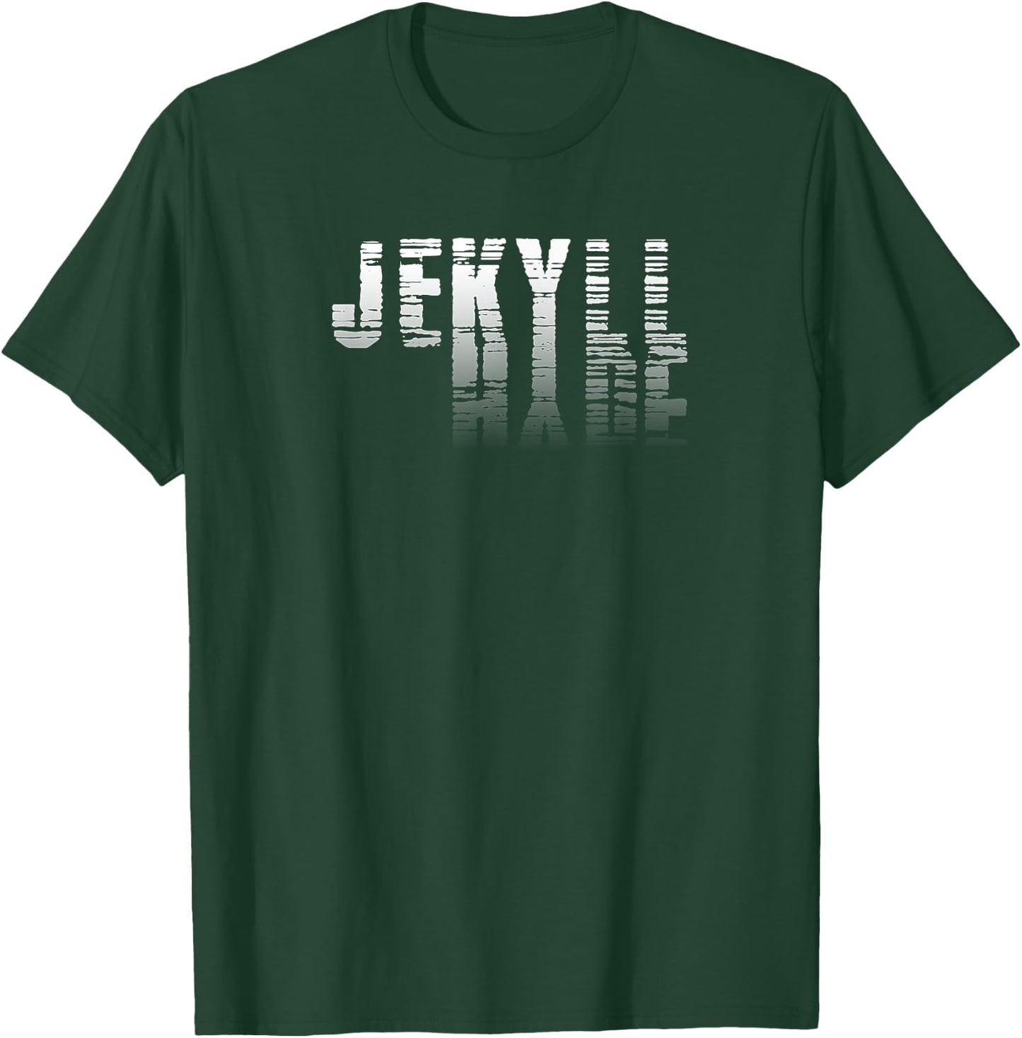 Dr. Jekyll Mr. Hyde Cool Graphic Text Design Halloween Shirt T-Shirt - T-Shirt | Forest