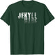 Dr. Jekyll Mr. Hyde Cool Graphic Text Design Halloween Shirt T-Shirt - T-Shirt | Forest