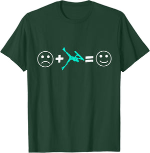 Happy Bodyboarder Bodyboarding Emoticon Boogie Board T-Shirt - T-Shirt | Forest