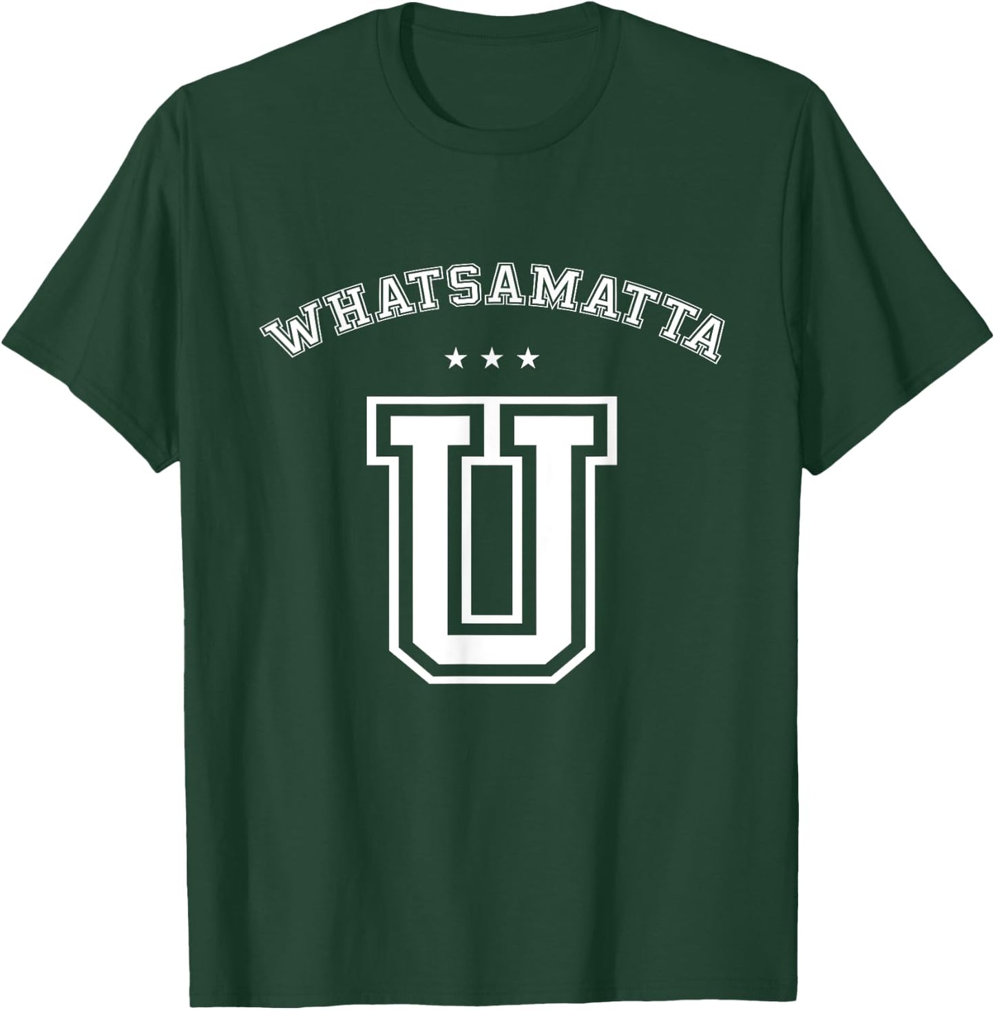 Whatsamatta U Letter Awesome Funny T shirt University Pun T-Shirt - T-Shirt | Forest