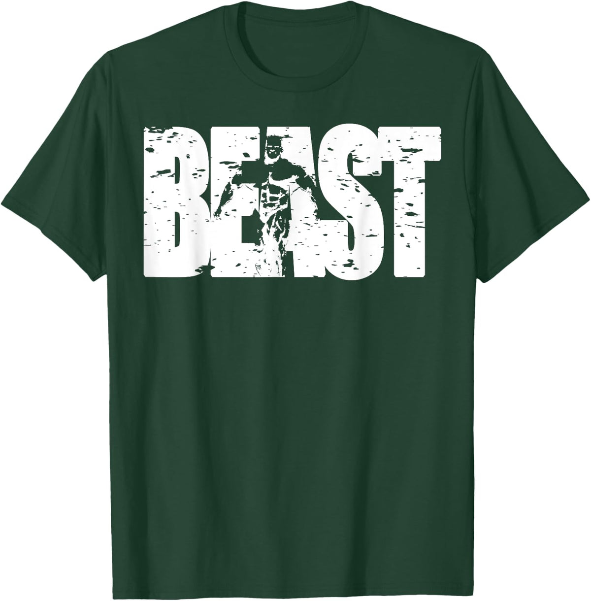Beast Workout Clothes Gym Activewear Fitness Yoga. T-Shirt - T-Shirt | Forest