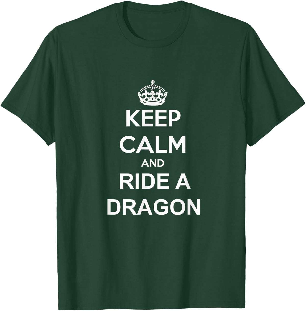 Keep Calm And Ride A Dragon Dragon Trainer Rider T-Shirt - T-Shirt | Forest