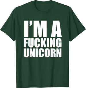 I'm a fucking Unicorn Lazy Halloween Costume Shirt T-Shirt - T-Shirt | Forest