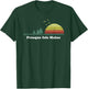 Vintage Presque Isle, Maine Sunset Souvenir Print T-Shirt - T-Shirt | Forest