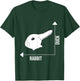 Rabbit Duck Graph Math Easter T-Shirt - T-Shirt | Forest