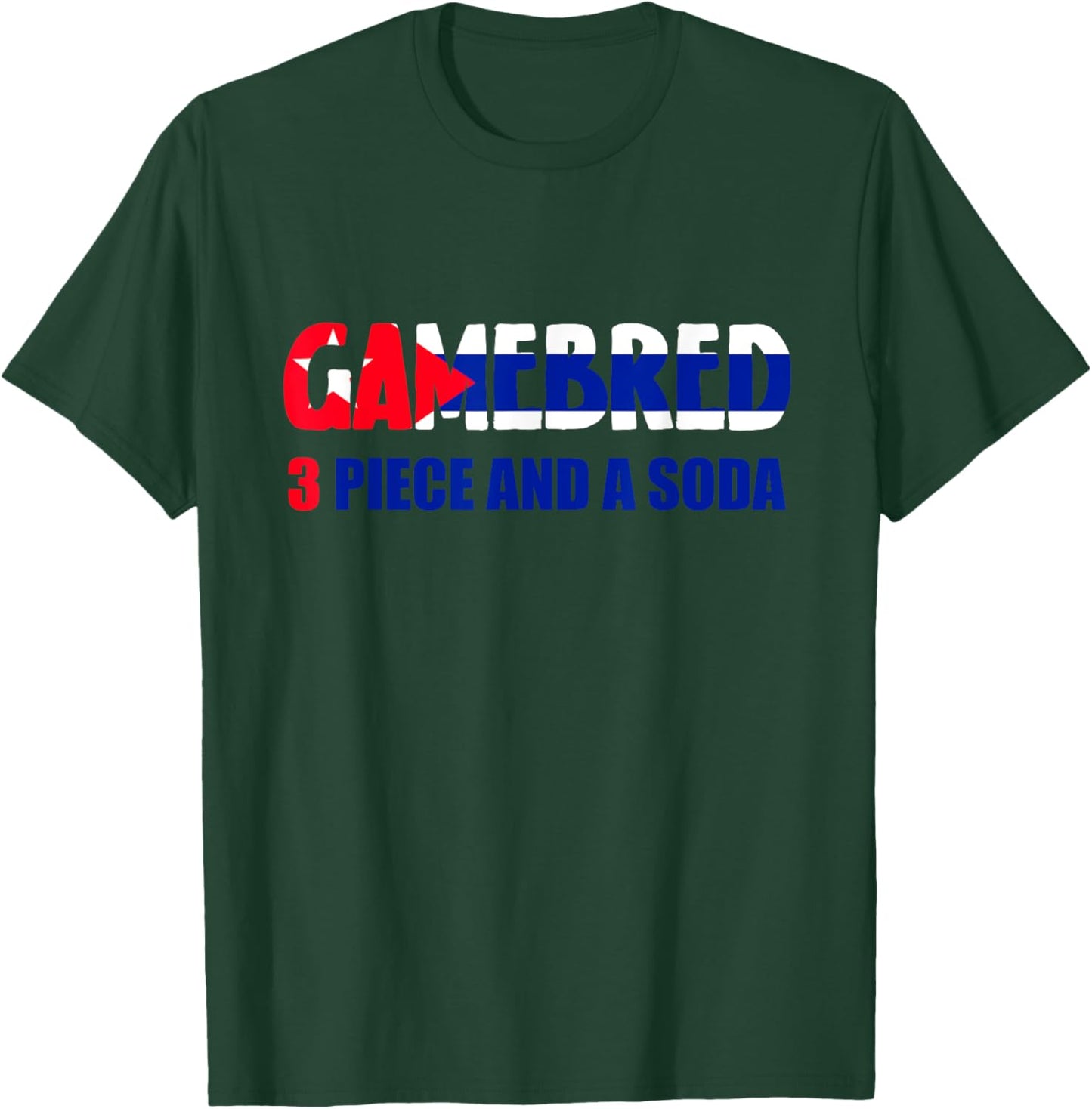 Three Piece with A Soda Martial Artist MMA T-Shirt - T-Shirt | Forest