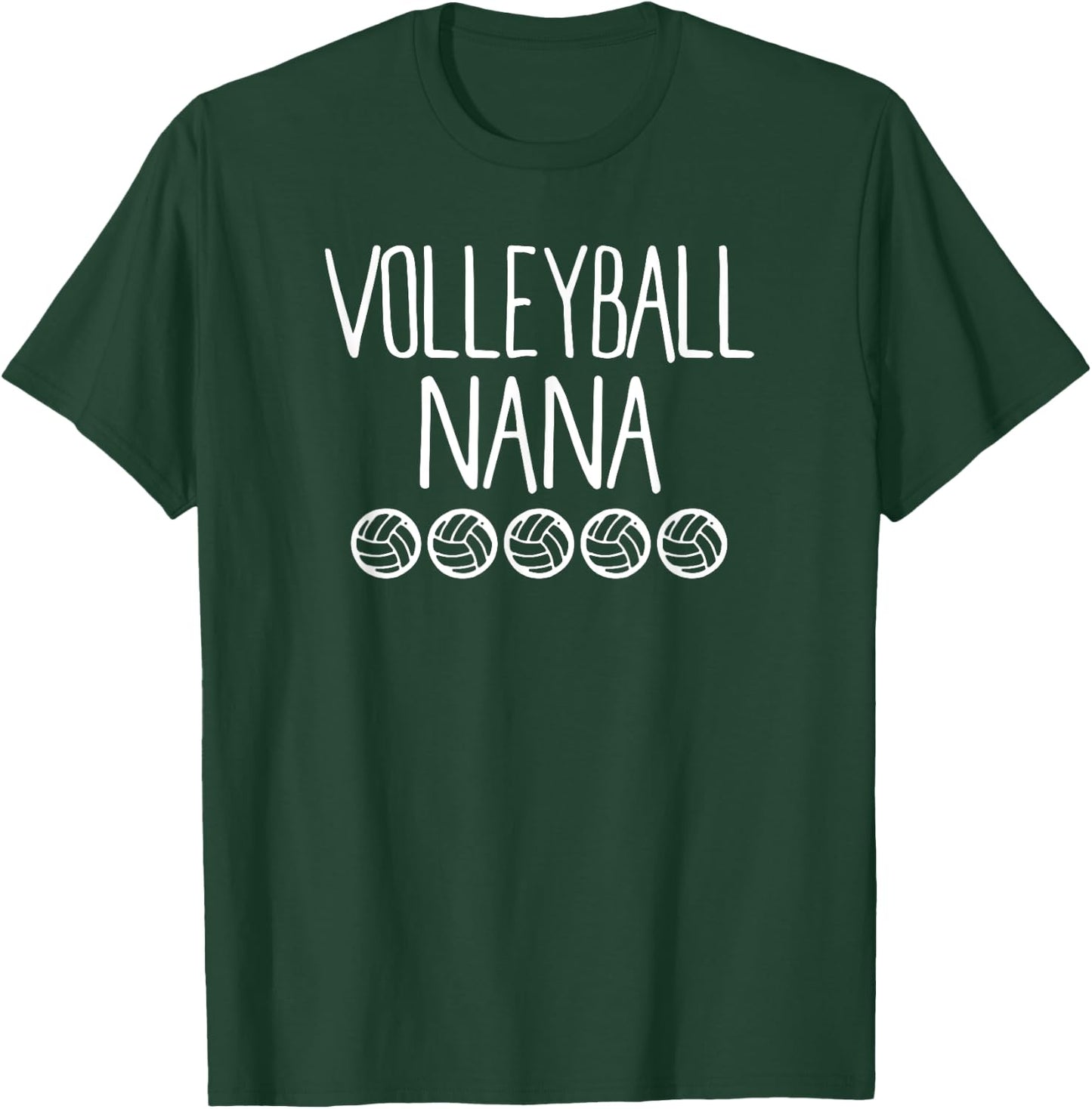 Cute Volleyball Nana Shirt Sports Shirt T-Shirt - T-Shirt | Forest
