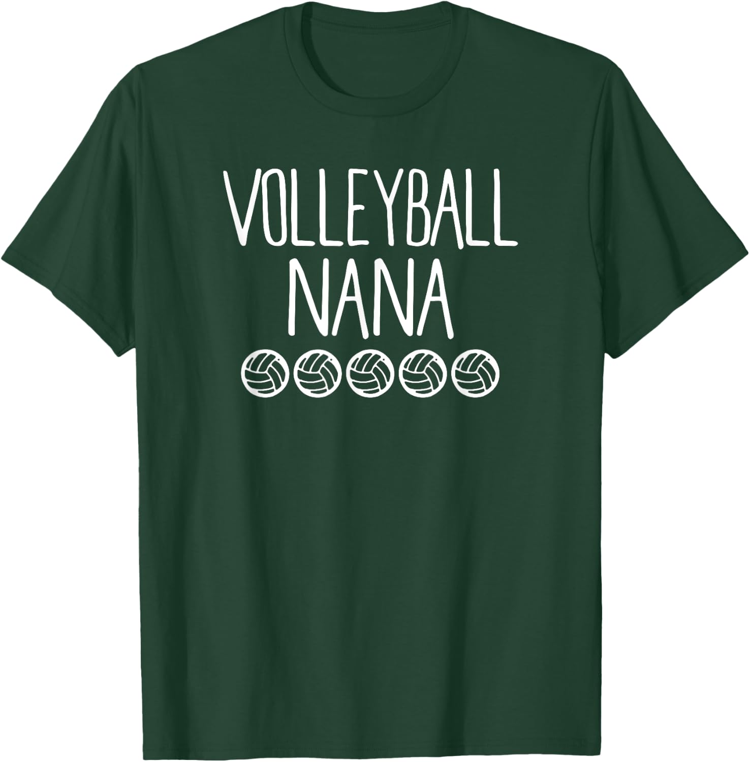 Cute Volleyball Nana Shirt Sports Shirt T-Shirt - T-Shirt | Forest