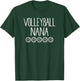 Cute Volleyball Nana Shirt Sports Shirt T-Shirt - T-Shirt | Forest