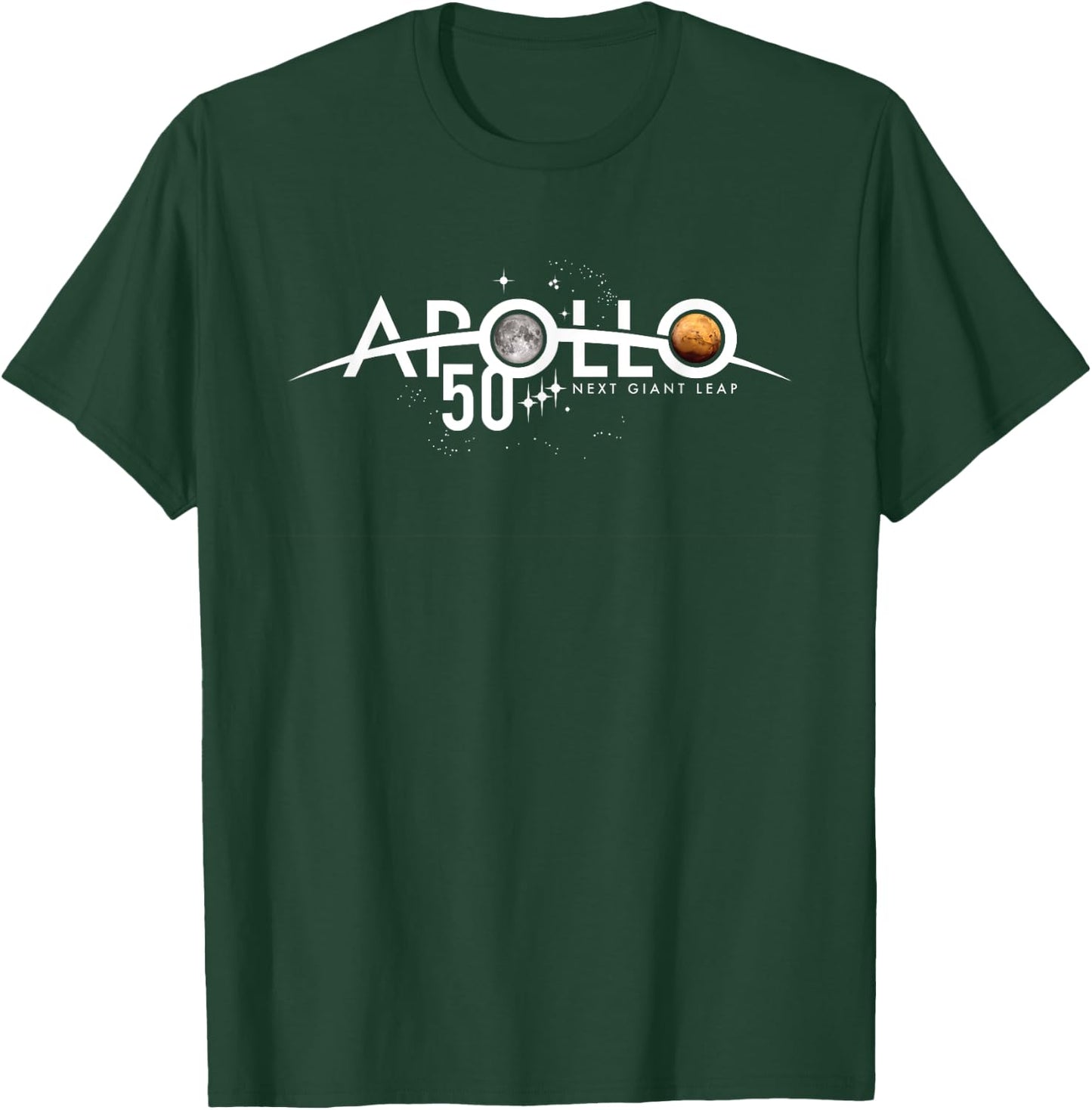 Apollo 50th Anniversary Logo NASA T-Shirt - T-Shirt | Forest