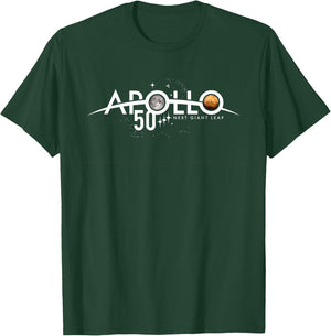 Apollo 50th Anniversary Logo NASA T-Shirt - T-Shirt | Forest