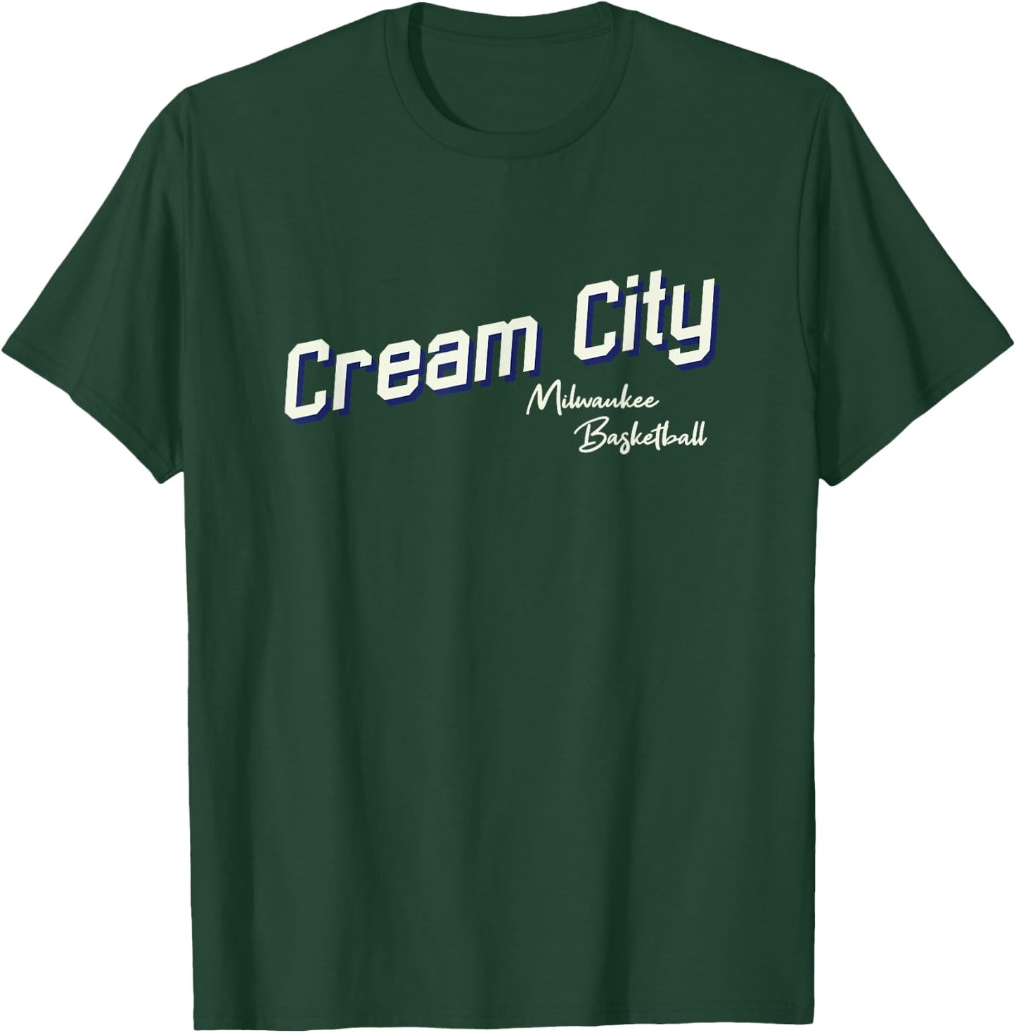 Milwaukee Cream City Basketball Wisconsin Practice Jersey T-Shirt - T-Shirt | Forest