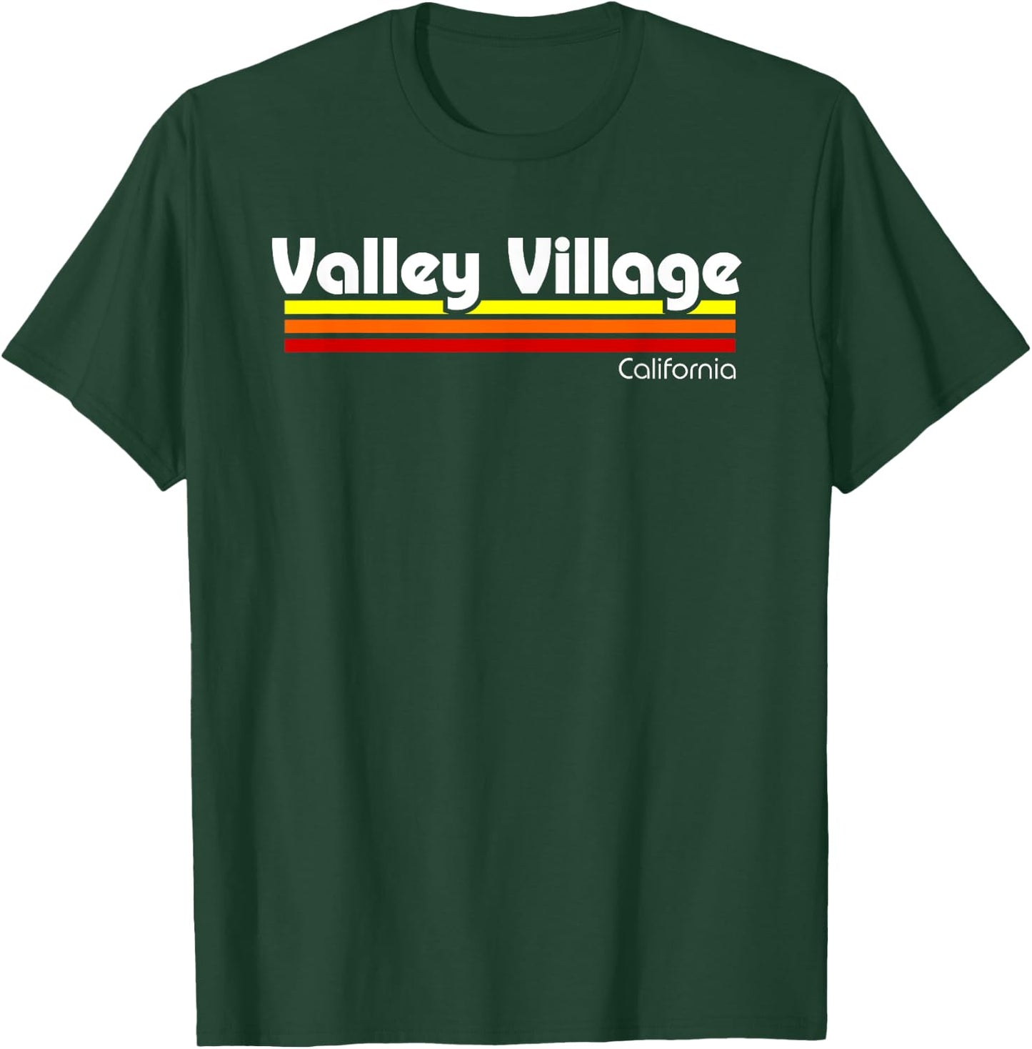 Retro Valley Village California T-Shirt - T-Shirt | Forest