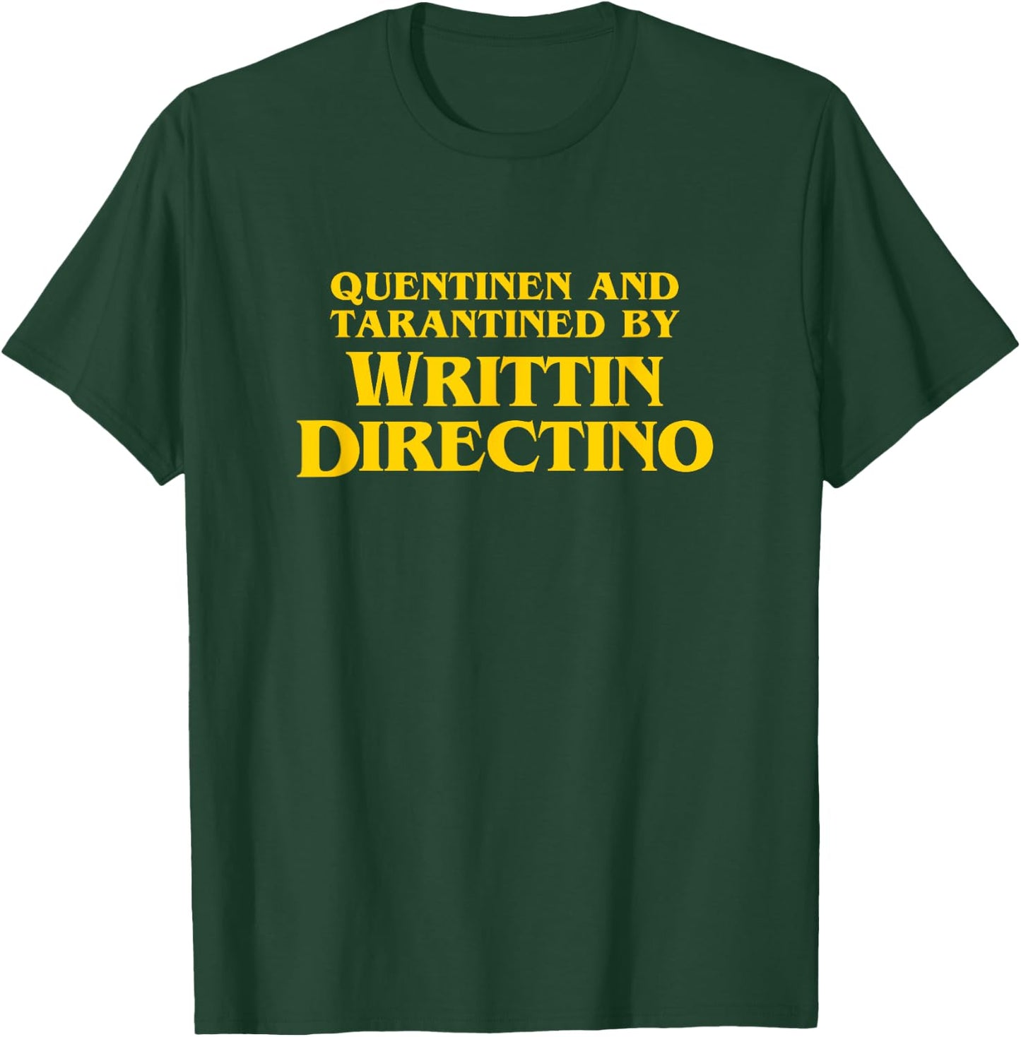 Quentinen and Tarantined by Writtin Directino - Funny Meme Small T-Shirt - T-Shirt | Forest
