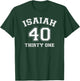 Isaiah 40:31 They That Wait Upon the Lord Shall Renew logo T-Shirt - T-Shirt | Forest