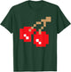 Retro Arcade Game Cherries T-Shirt - T-Shirt | Forest