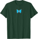 Blue Butterfly Aesthetic Clothing Soft Grunge Girls Women T-Shirt - T-Shirt | Forest