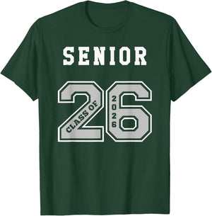 2026 Senior Classic Jersey Style - 2026 Seniors Class of 26 T-Shirt - T-Shirt | Forest