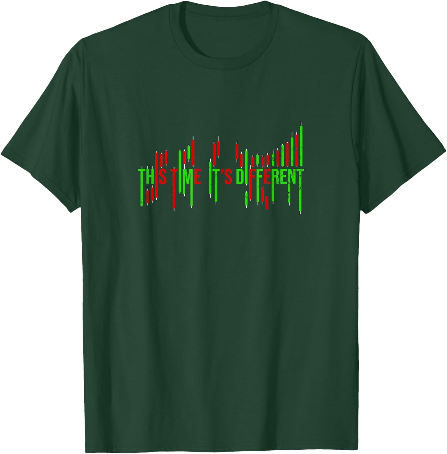 Stock Trading Shirt | This Time Different Gift T-Shirt - T-Shirt | Forest