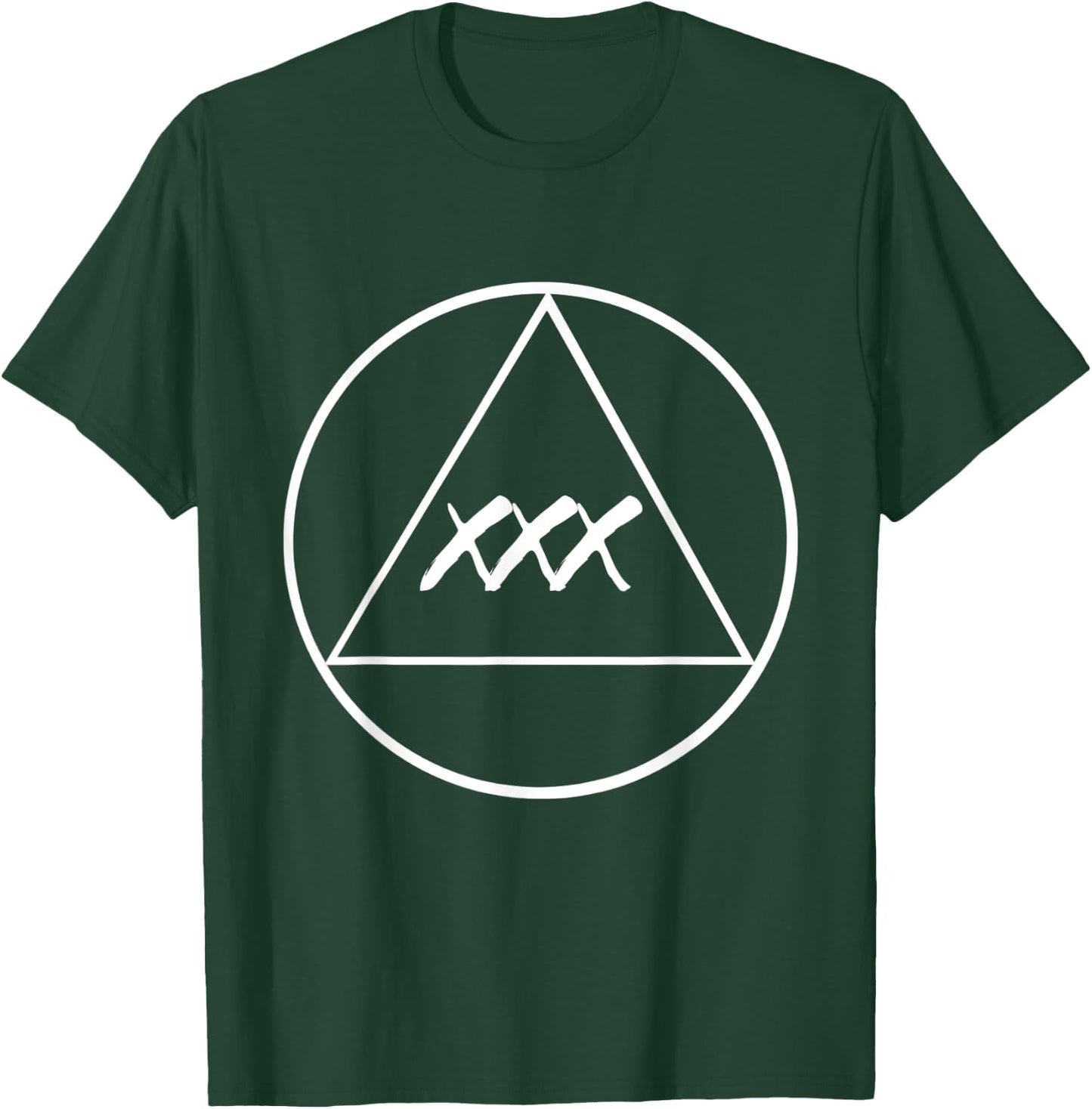 Sobriety Anniversary 30 Years Abstinence Sober Support Shirt T-Shirt - T-Shirt | Forest
