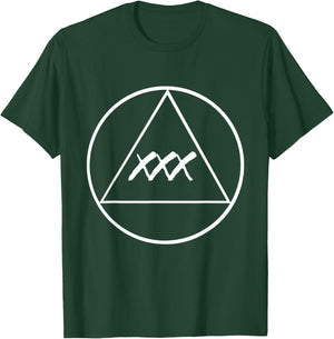 Sobriety Anniversary 30 Years Abstinence Sober Support Shirt T-Shirt - T-Shirt | Forest