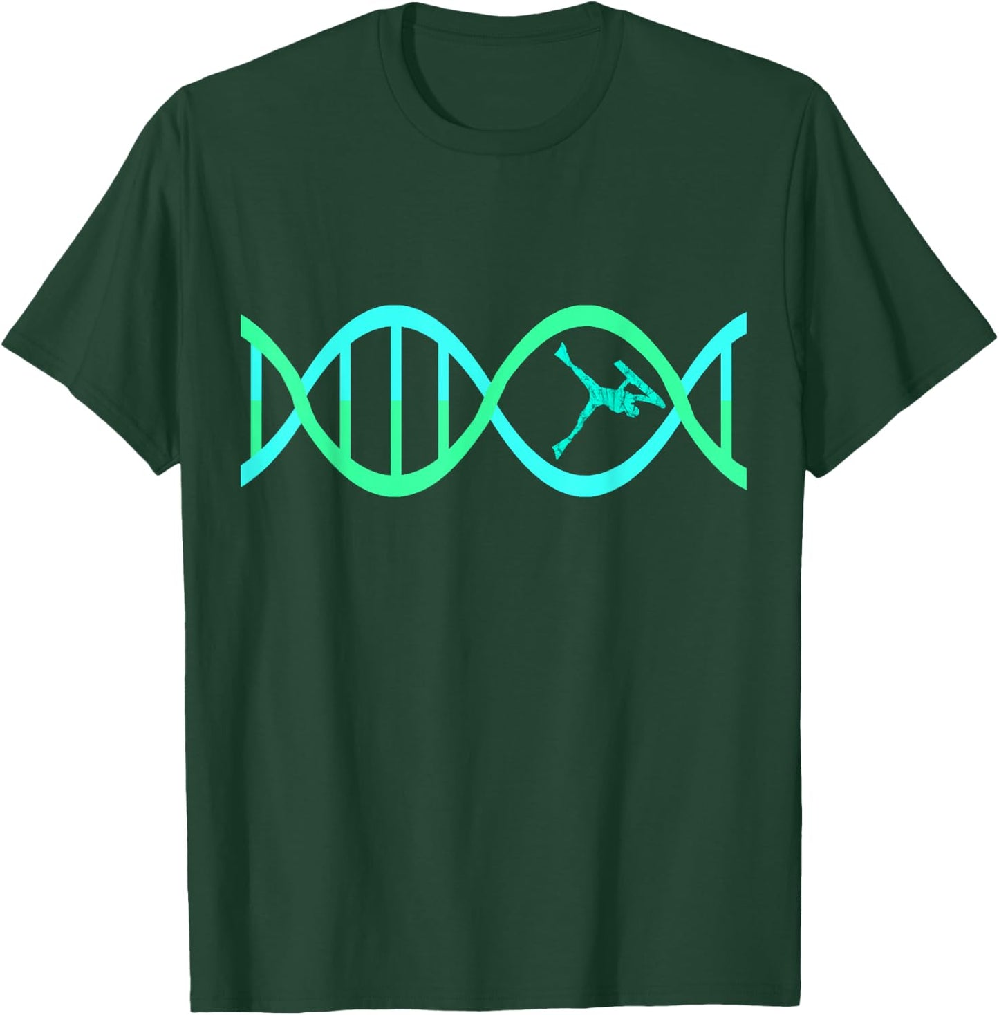 Bodyboarder DNA Bodyboarding Genetic Watersport T-Shirt - T-Shirt | Forest