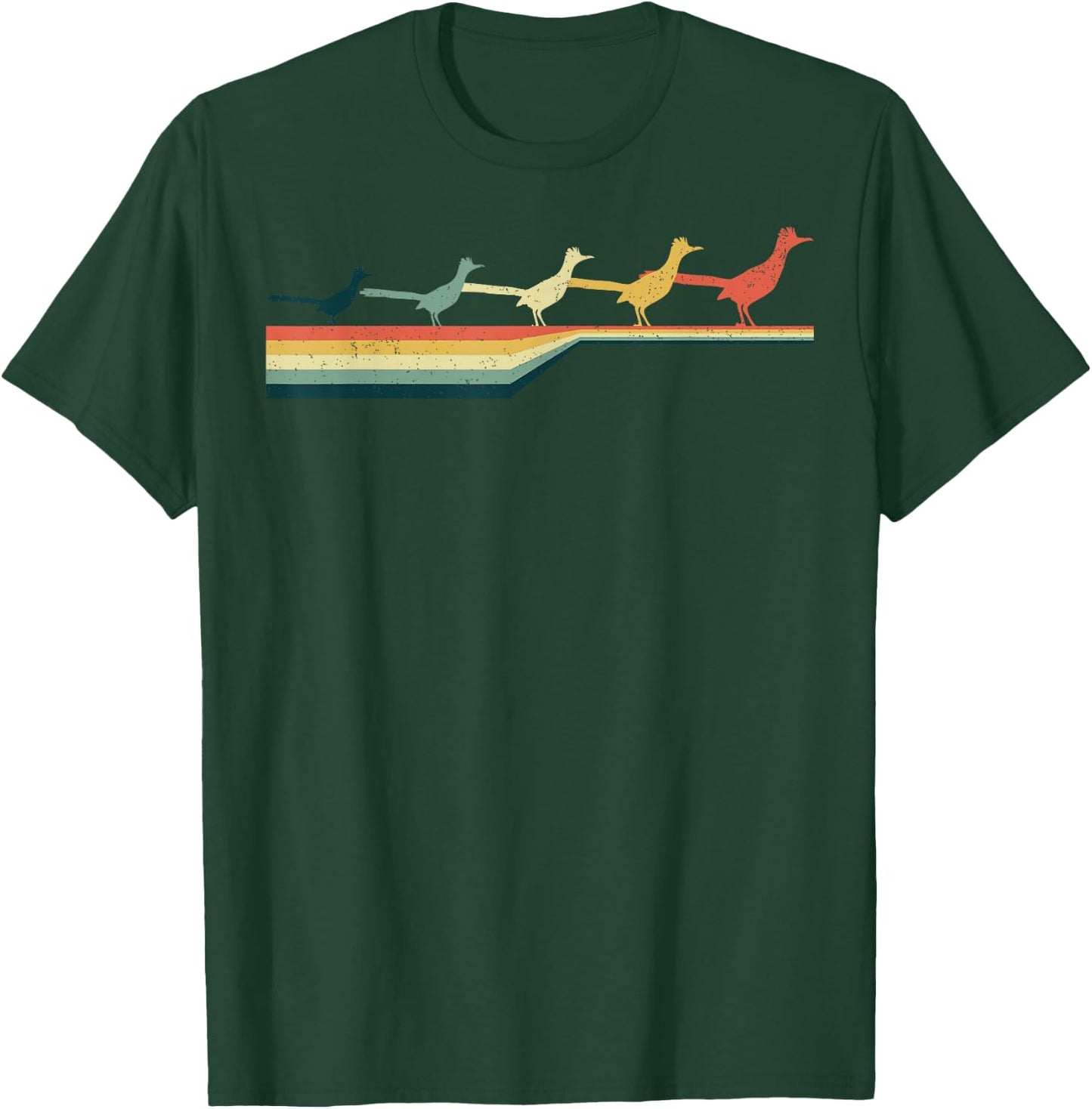 ROADRUNNER Vintage Retro Style Cute Bird Gift T-Shirt - T-Shirt | Forest