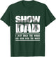 Funny Horse Show Dad T-Shirt - T-Shirt | Forest