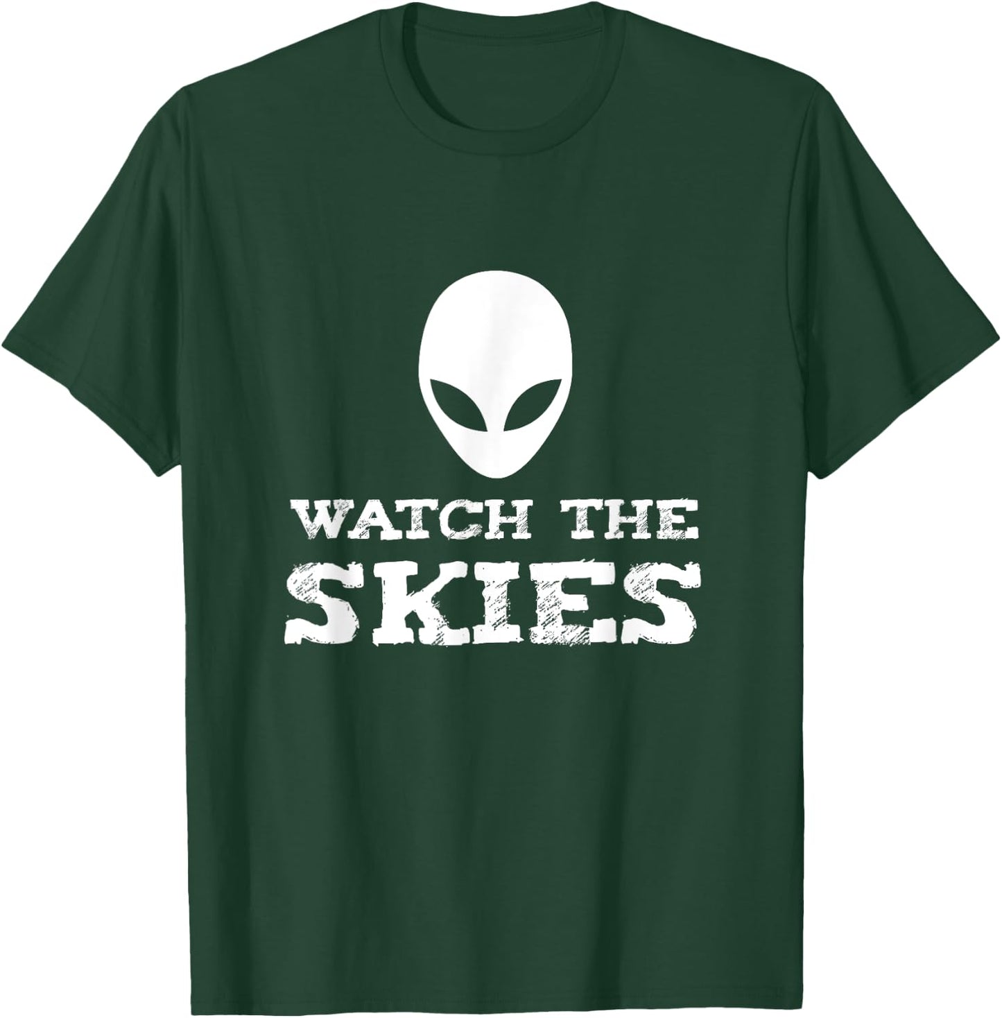 Funny Alien Abduction UFO Believe Ancient Gift T-Shirt - T-Shirt | Forest