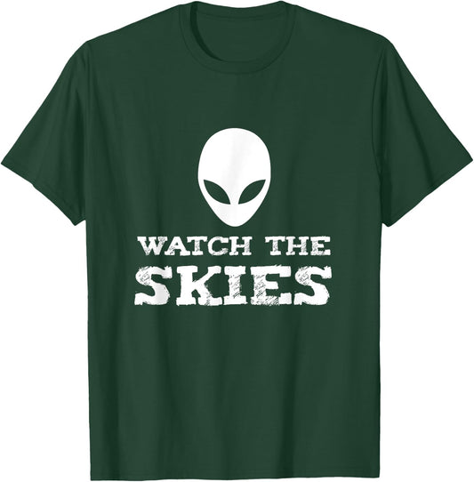 Funny Alien Abduction UFO Believe Ancient Gift T-Shirt - T-Shirt | Forest