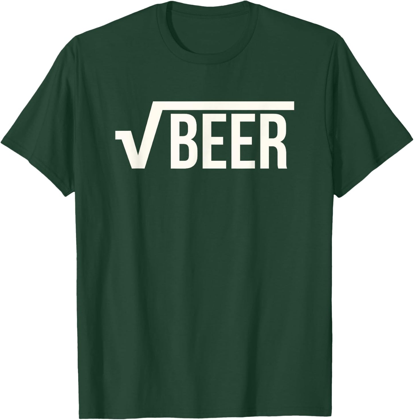 Root Beer (Square Root of Beer) Math Joke T-Shirt - T-Shirt | Forest